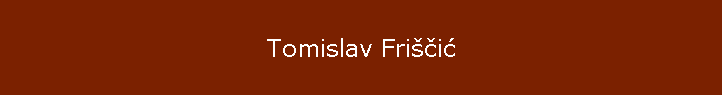 Tomislav Fri�čić